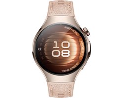 HUAWEI Watch 5 42mm Beige | Multi-sensing X-tap technologie | Gezondheidsoverzicht in 1 tik | Roestvrijstaal | Ultra lange batterij modus | Compatibel met iOS & Android