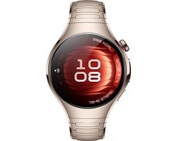 HUAWEI Watch 5 42mm Goud | Multi-sensing X-tap technologie | Gezondheidsoverzicht in 1 klik | Roestvrij staal | Ultra-lange batterijduur | Compatibel met iOS & Android