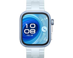 HUAWEI WATCH FIT 4 Pro - Blauw Fluoroelastomeer Strap | Ultra slank design | ECG functie | Geavanceerde sportmodi | Tot 10 dagen batterijduur | Compatibel met iOS & Android