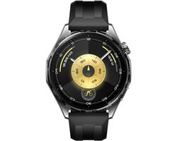 Huawei WATCH GT 6 46mm Zwart | 21-Daagse Batterijduur - Nauwkeurige GPS- en Hartslagmeting - Innovatieve Pro-niveau Fietstracking – Analyse van Emotioneel Welzijn - Compatibel met iOS & Android