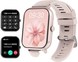 Nivard Smartwatch - Dames - Heren - Slim Horloge - Digitaal - Watch - Roze