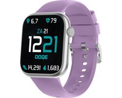 OOQE WATCH PRO 7 - Smartwatch Heren en Dames | Lila
