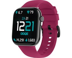 OOQE WATCH PRO 7 - Smartwatch Heren en Dames | Magenta