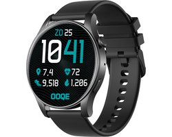 OOQE WATCH ULTRA 3 - Smartwatch Heren en Dames | Geschikt voor iOS en Android | AMOLED | Notificaties | Gezondheidsanalyse | Sportanalyse | GPS Koppeling | Bellen | Muziek/Audio Luisteren | Ergonomisch | Nederlandstalig | Zwart