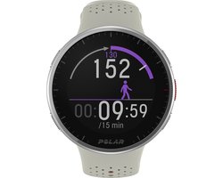 Polar Pacer Pro - Geavanceerd GPS Hardloophorloge - Snow White - Maten S-L