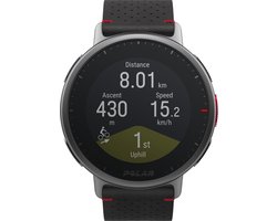 POLAR VANTAGE V2 Multisporthorloge Shift Edition Black Red M/L
