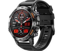 Xelar Ultra - Outdoor Heren Smartwatch - Hartslagmeter - Stappenteller - Slaapmonitor - Multisport - IP67 Waterdicht - Geschikt voor alle Smartphones - Zwart