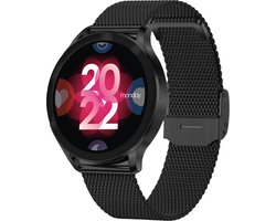 Xssive SW10 Smartwatch Heren & Dames | AMOLED | Hartslagmeter | Waterdicht IP67 | Milanese en Siliconen Bandjes - Geschikt voor Apple & Android Watch