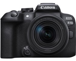Canon EOS R10 + RF-S 18-150mm lens - Systeemcamera - 24.2 MP - Kantelbaar touchscreen - Met zoomlens