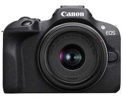 Canon EOS R100 + RF-S 18-45 IS STM - Systeemcamera - Foto en Video - Compact formaat - Creative assist - Camera met standaard zoomlens