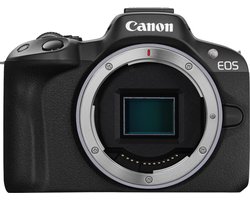 Canon EOS R50 ZWARTE BODY - Systeemcamera - 24.2 MP – 4K Video – Kantelbaar touchscreen - Zonder Lens