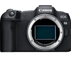 Canon EOS R8 body - Systeemcamera - Full-frame - 24,2 MP - 4K Video - Kantelbaar touchscreen - Zonder lens