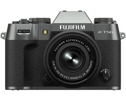 Fujifilm X-T50 - Systeemcamera - + XC15-45mm lens - Charcoal Silver