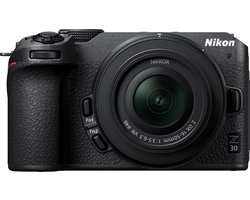 NIKON Z30 compacte systeemcamera + NIKKOR Z DX 16-50mm VR - automatische stand - foto en video - Wi-Fi / Bluetooth- Ideaal voor reizen en familiemomenten