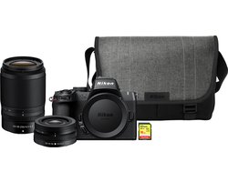 Nikon Z50II - Systeemcamera - + NIKKOR Z DX 16-50mm VR lens + NIKKOR Z DX 50-250mm zoomlens - INCLUSIEF Nikon cameratas + 16GB SD geheugenkaart