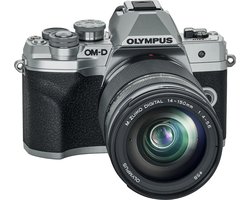 Olympus OM-D E‑M10 Mark IV - Systeemcamera - + ED 14-150mm EZ lens - Zilver