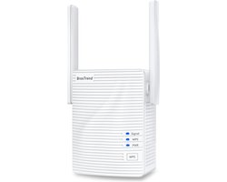 1200 Mbit/s WLAN-repeater – Dual Band WIFI-versterker met eenvoudige WPS-installatie en LAN-poort