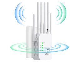 carmdering - Wifi Versterker Stopcontact - Wifi Stopcontact 300 Mbit/s - Wifi Repeater - Internet Booster - Wifi Extender - Wit