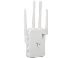 Dailygoody - Wifi Extender - Wifi Booster - 1200Mbps Snelheid - Compact Ontwerp - Draadloze Signaalversterker - Geschikt voor Thuis en Kantoor - Wit