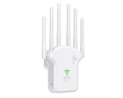 Draadloze wifi-repeater wifi-signaalversterker - 300 Mbps - Dual-band 2.4G 5G wifi-extender - 802.11ac Gigabit wifi-versterker - WPS-router - wit