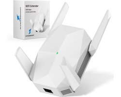 DynaBright - WiFi Versterker Stopcontact - 2100 Mbit/s - WiFi Repeater - 5G & 2,4 G - WiFi Booster - Dual-Band - WiFi Extender