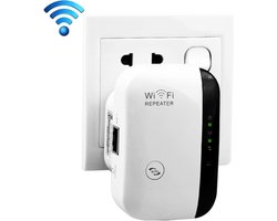 EU-stekker 300 Mbps Wireless-N WIFI 802.11n Repeater Range Expander (WS-WN560N2) (wit)