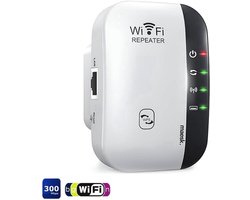 MAESK® - WiFi Versterker Stopcontact - WiFi Extender - 300Mbps - WiFI repeater - 2.4Ghz only - Mini - Klein formaat
