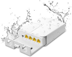 PoE Extender - PoE Repeater - Netwerk Uitbreiden - Waterdicht Design - 100 Meter - Wit