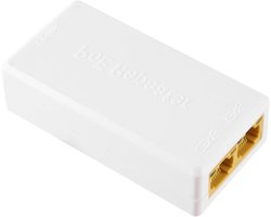 POE Repeater - Netwerk Extender - Signaal Versterken - Twee Poorten - 100 Meter - Wit
