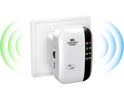RWB® Wifi Versterker Stopcontact - Wifi Versterker - Wit - 10 x 10 x 7 cm