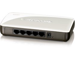 Sitecom WLX-2001 - WIFI Signaal Versterker + 5 port Netwerk SWITCH - 2 in 1