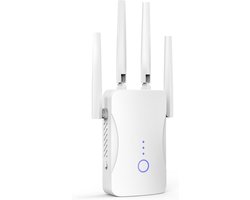 Tolvia WiFi Versterker 300 Mbps - WiFi Repeater - WiFi Extender - Signaalversterker voor Thuis - WiFi Extender - Wit