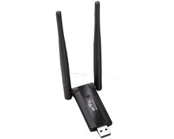 USB-wifi-repeater, 300 Mbps 2,4 GHz draadloze signaalversterker en -bereikvergroter, plug-and-play wifi-adapter voor desktop-pc en laptop