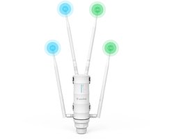 Vedder House - Wifi router - Wifi versterker - Wfi range extender - Netwerk - Geschikt voor buiten