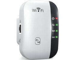 VH Supplies® WiFi Versterker Stopcontact - WiFi Repeater - WiFi Booster - Wit - 300 Mbit/s