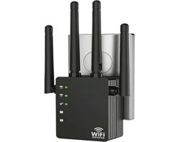 WiFi versterker – 1200 Mbps – dual band 5GHz/2.4GHz – bereik tot 12880 sq.ft – ondersteunt 105 apparaten – eenvoudige installatie – wall-mount design