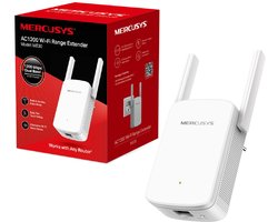 WiFi Versterker AC1200 – Dual Band Repeater – WPS Installatie – LED Signaalindicator – Ethernetpoort