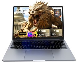 A15Pro 16 inch laptop - Ryzen 5 7430U - 16GB RAM - 1TB NVMe - QHD 120Hz - Windows 11