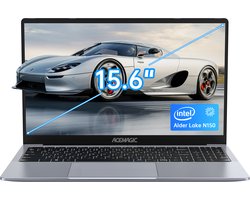 Acemagic LX15 Laptop - 15,6 inch 12e generatie Intel N97 processor tot 3,6 GHz- 8GB DDR4 RAM 256GB SSD Windows 11 WiFi 5, BT5.0 Notebook Grijs