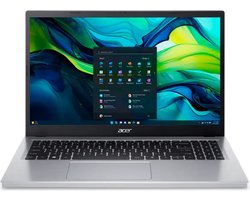 Acer Aspire Go 15 AG15-31P-377N Intel Core i3 N-series i3-N305 Laptop 39,6 cm (15.6") Full HD 8 GB LPDDR5-SDRAM 512 GB SSD Wi-Fi 6 (802.11ax) Windows 11 Home Zilver