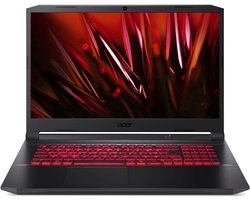 Acer Nitro 5 AN517-54-500W Intel® Core™ i5 i5-11400H Laptop 43,9 cm (17.3") Full HD 16 GB DDR4-SDRAM 512 GB SSD NVIDIA® GeForce® GTX 1650 Wi-Fi 6 (802.11ax) Endless OS Zwart
