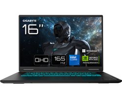 GIGABYTE GAMING A16 PRO DYHG5EECC4SH - Gaming Laptop - 16 inch - RTX 5080 - Core 7 - 32GB/1TB - 165Hz