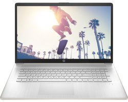 HP 17-cp2151nd AMD Ryzen™ 5 7520U Laptop 43,9 cm (17.3") HD+ 8 GB LPDDR5-SDRAM 512 GB SSD Wi-Fi 6 (802.11ax) Windows 11 Home Zilver
