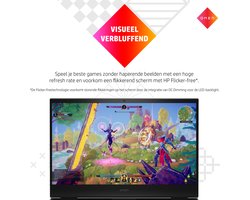 HP OMEN 16-b0340nd - Laptop - 16.1" FullHD bij 144 Hz - Core i7-11800H - 16 GB DDR4 - 1 TB SSD - NVIDIA GeForce RTX 3060 - 802.11ax, Bluetooth 5.2 - Windows 10 Home