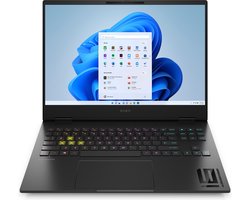 HP OMEN Transcend 16-u0380nd Intel® Core™ i7 i7-13700HX Laptop 40,6 cm (16") 2K 32 GB DDR5-SDRAM 1 TB SSD NVIDIA GeForce RTX 4070 Wi-Fi 6E (802.11ax) Windows 11 Home Zwart