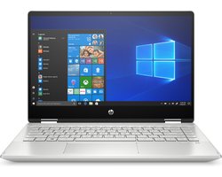 HP Pavilion x360 14-dh1935nd Intel® Core™ i3 i3-10110U Hybride (2-in-1) 35,6 cm (14") Touchscreen Full HD 8 GB DDR4-SDRAM 128 GB SSD Wi-Fi 5 (802.11ac) Windows 10 Home in S mode Zilver