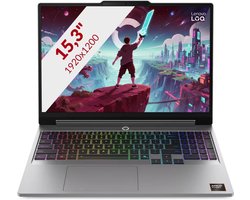 Lenovo LOQ 15AHP11 (83TN0005MH) - 15.3" - 1920 x 1200 - AMD Ryzen 7 - 16 GB DDR5 - 512 GB SSD - NVIDIA GeForce RTX 5060 - Wi-Fi 6 - Windows 11 Home - Qwerty - Grijs
