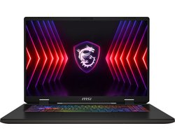 MSI Sword 17 HX B14VGKG-094NL - Gaming Laptop - 17 inch - 240Hz - MSI 20 Year anniversary bundel