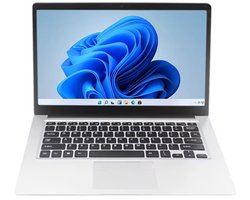 Slanke 14 inch laptop - Basis applicaties - 14 Inc – Windows 11 – Full HD – Slank Design – Zilver - Meerdere uitvoeringen
