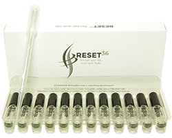12 Ampullen met L-Carnitine en Chroom - Ondersteunt Vetverbranding en Gewichtsbeheersing - RESET36